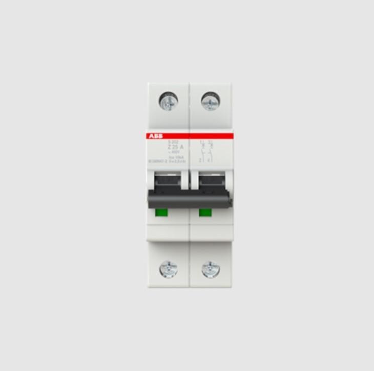 S202-Z25 Miniature Circuit Breaker - 2P - Z - 25 A