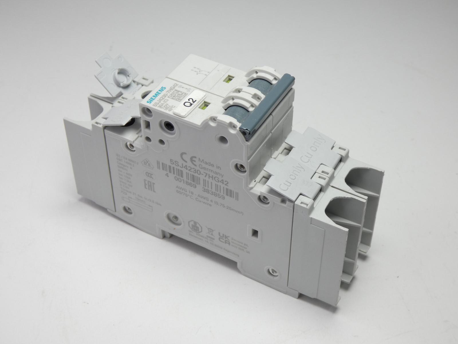 MCB 5SJ4 2P 480/277 30A 10K C-TRIP