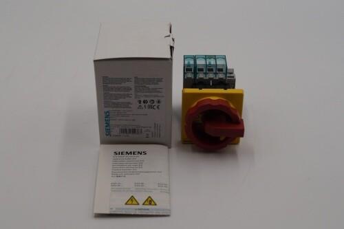 Main switch 3-pole + N Rated