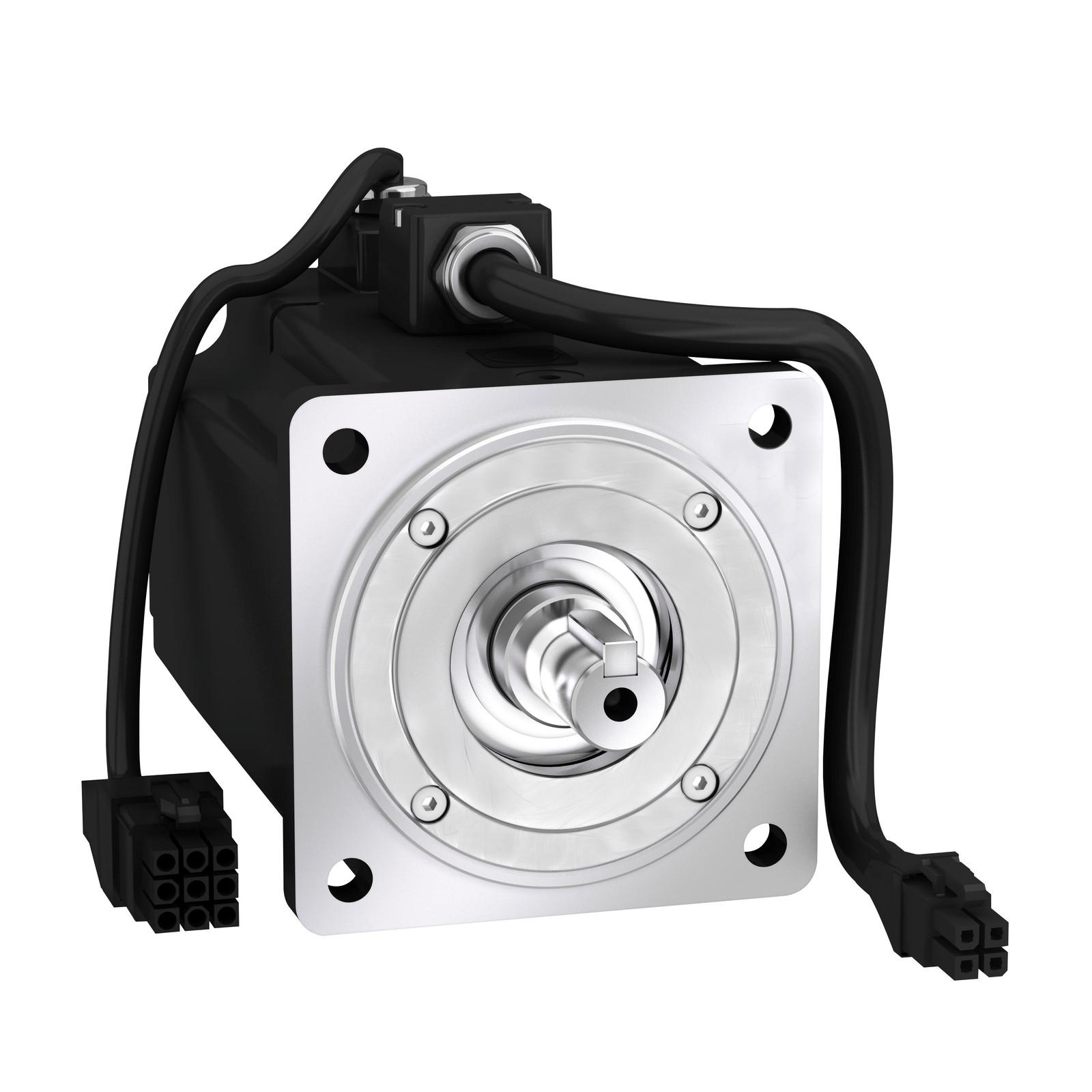 servo motor BCH, Lexium 28, 80mm, 750W, 1.24kg.cm², with oil seal, with key, brake, leads connection