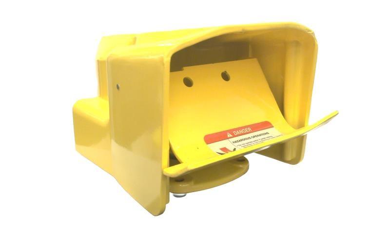 Foot Switch, Harmony 9002AW, industrial, oversized pedal and safety and side shields, SPDT contact, NEMA 4, 13, two stage, 5A at 600V AC
