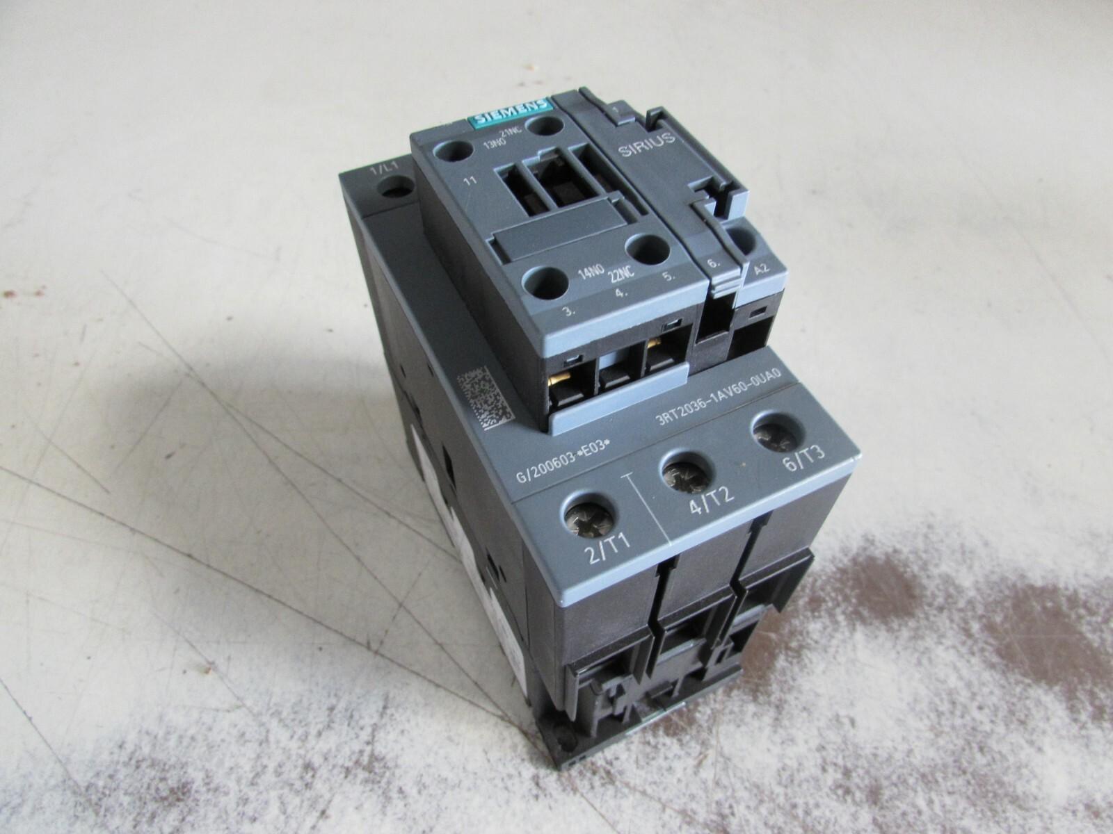CONTACTOR S2 50A 480VAC SCREW 1NO/1NC
