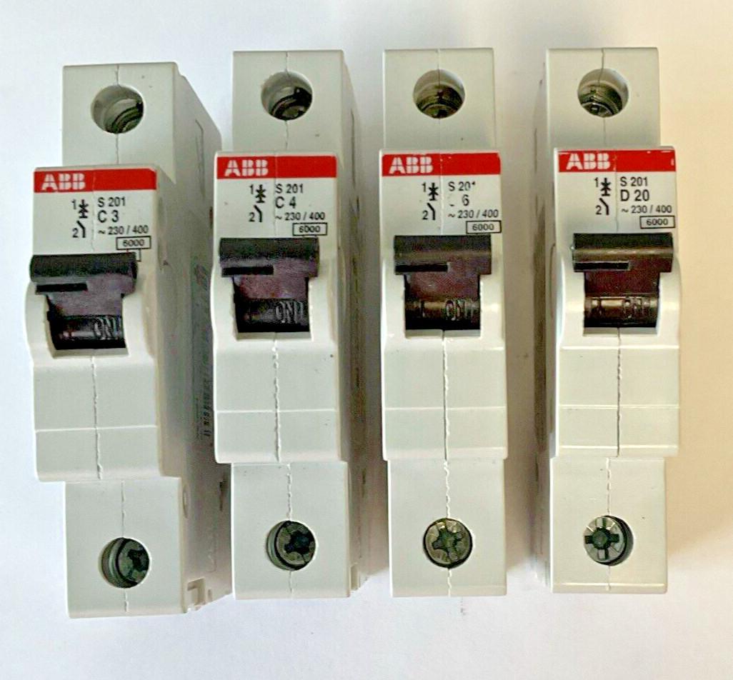S201-D20 Miniature Circuit Breaker - 1P - D - 20 A