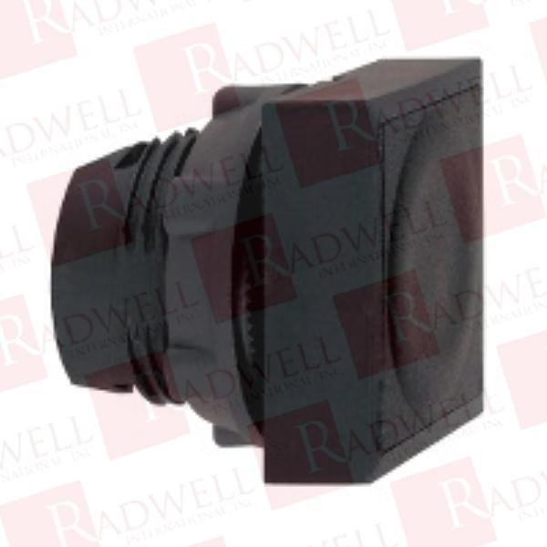 Head for non illuminated push button, Harmony XB5, black square flush, 22mm, spring return, unmarked