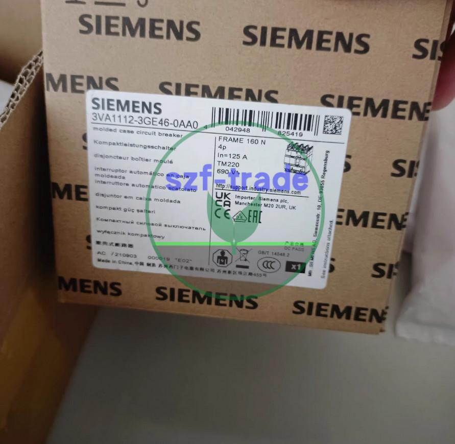 BRKR 3VA11 4P 125A 25KA ATFM100NTRL BOX