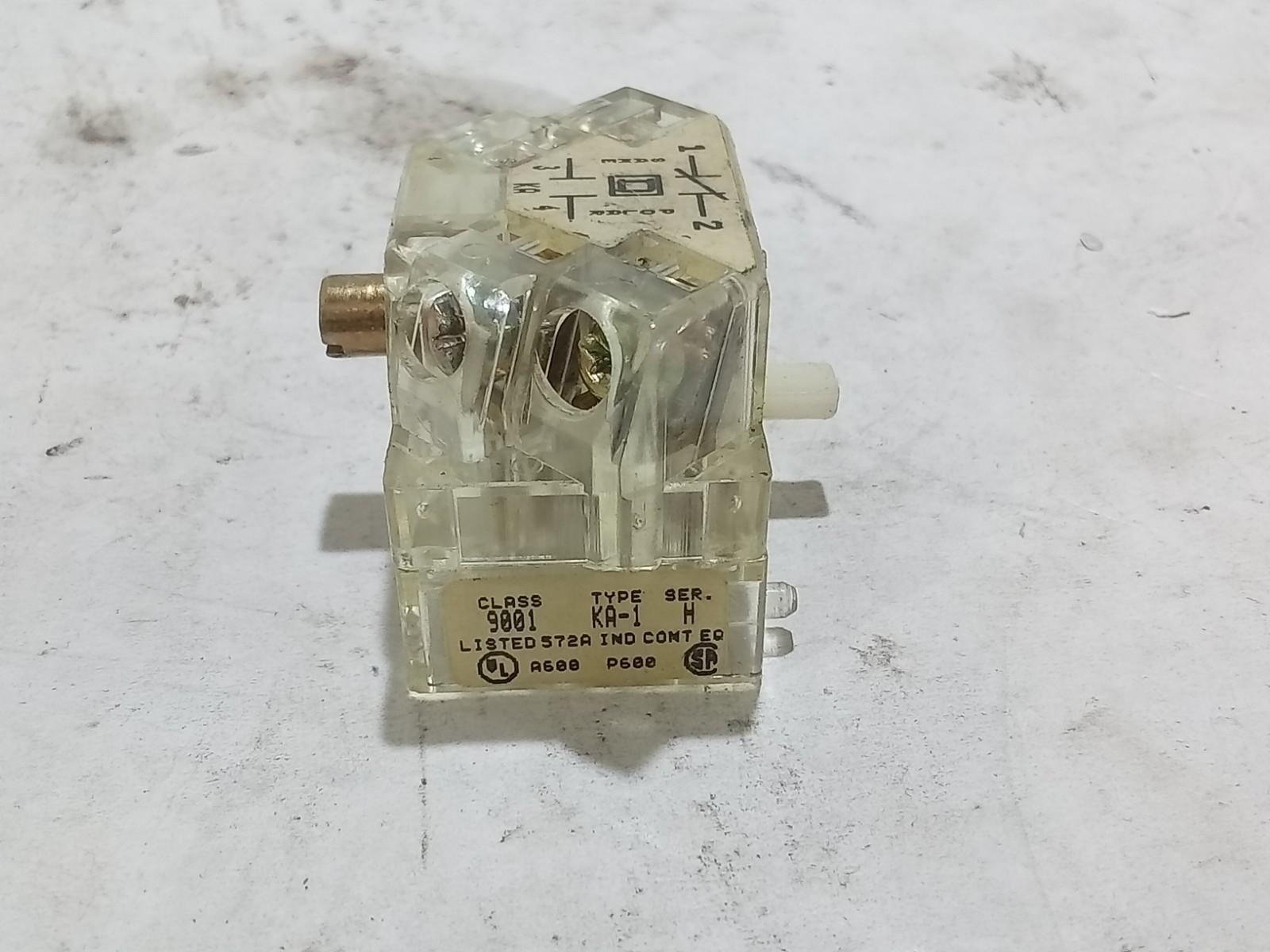 Contact block, Harmony 9001K, Harmony 9001SK, 0...600V, silver alloy contacts, screw terminals for lug, standard, 1 CO