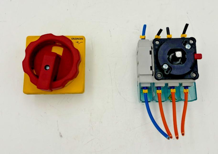 DISC SW 32A ROT HDL 1HOLE R/Y 4P