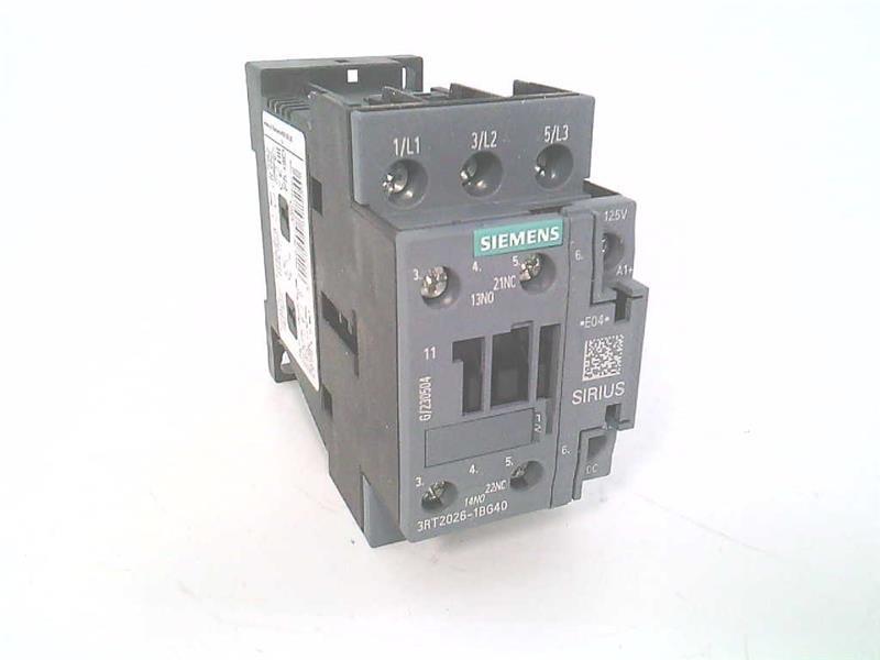 CONTACTOR S0 25A 125VDC 1NO/1NC SCRW