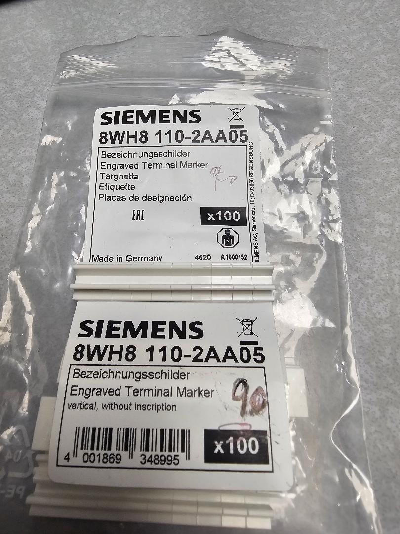 LABEL, BLANK, FRONT, 5.2MM WIDE, STRIP
