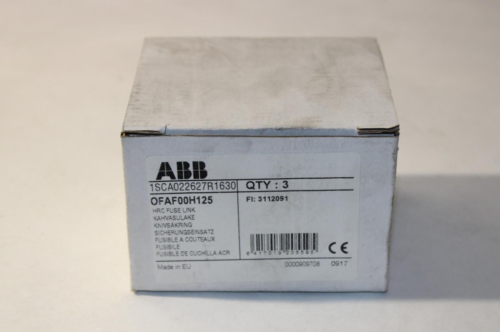 OFAF00H125 HRC FUSE LINK