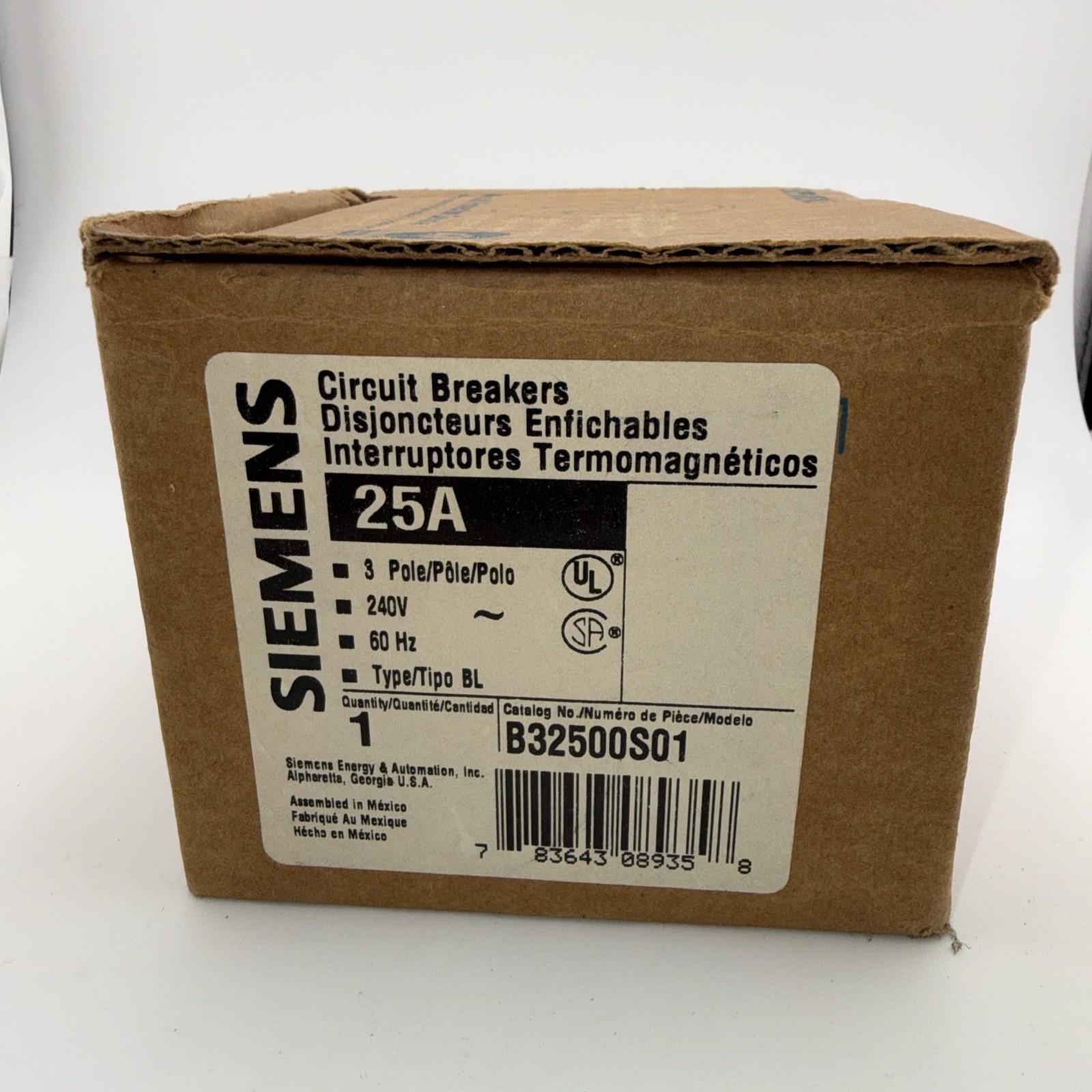 BREAKER 25A 3P 240V 10K BL 120V SHUNT