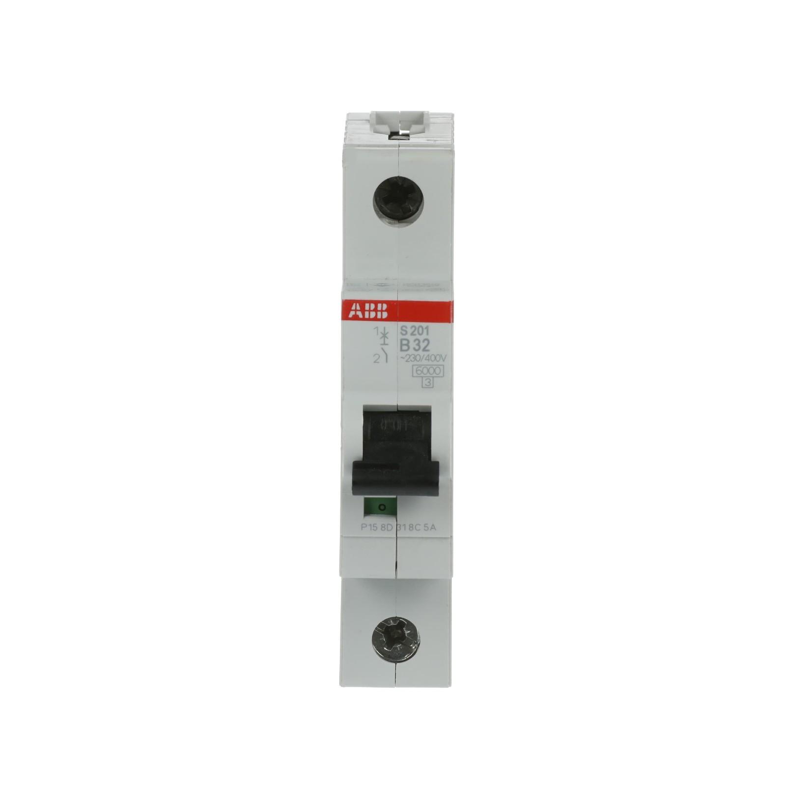S201M-B32 Miniature Circuit Breaker - 1P - B - 32 A