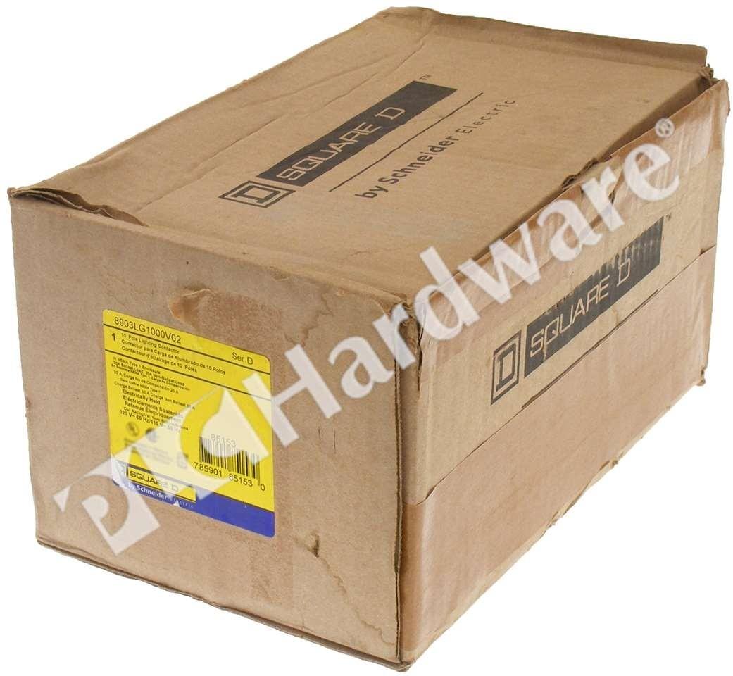 Contactor, Type L, multipole lighting, electrically held, 30A, 10 pole, 600V, 110/120VAC 50/60Hz coil, NEMA 1