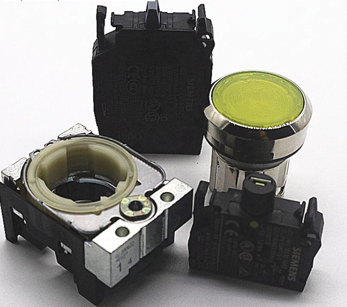 ILLUMINATED PUSHBUTTON. YELLOW