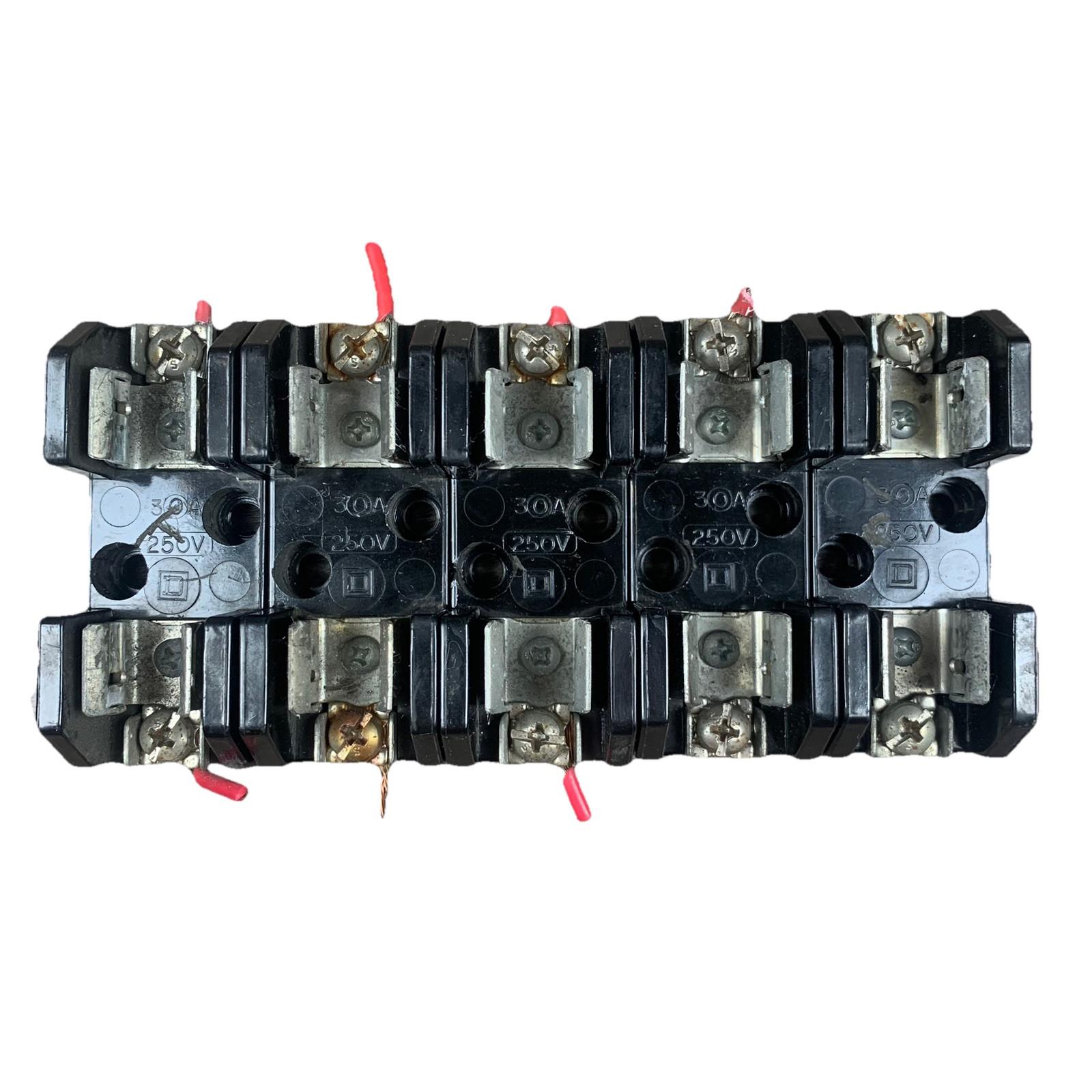Terminal block, Linergy, fuse holder, Class H or K, 30A, 250 V, 1 pole