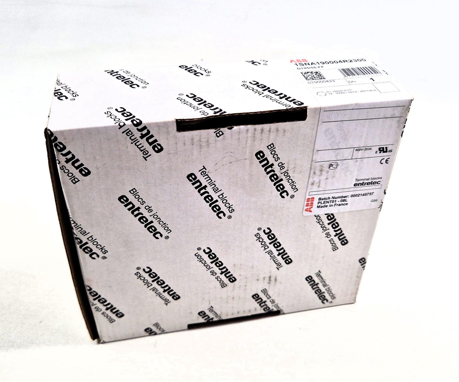 D185/55.FF Stud Terminal Block - Feed-through - Grey