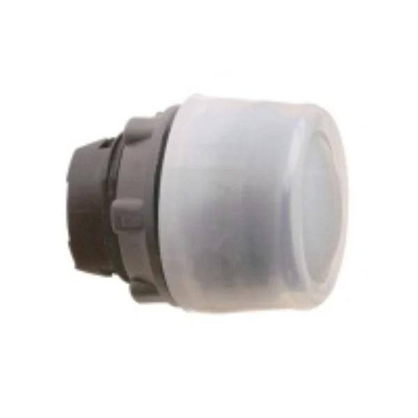 Head for non illuminated push button, Harmony XB5, XB4, black flush pushbutton Ø22 mm spring return unmarked