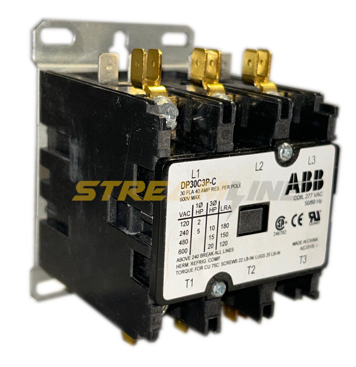 DP CONTR,30A,3P,277VAC