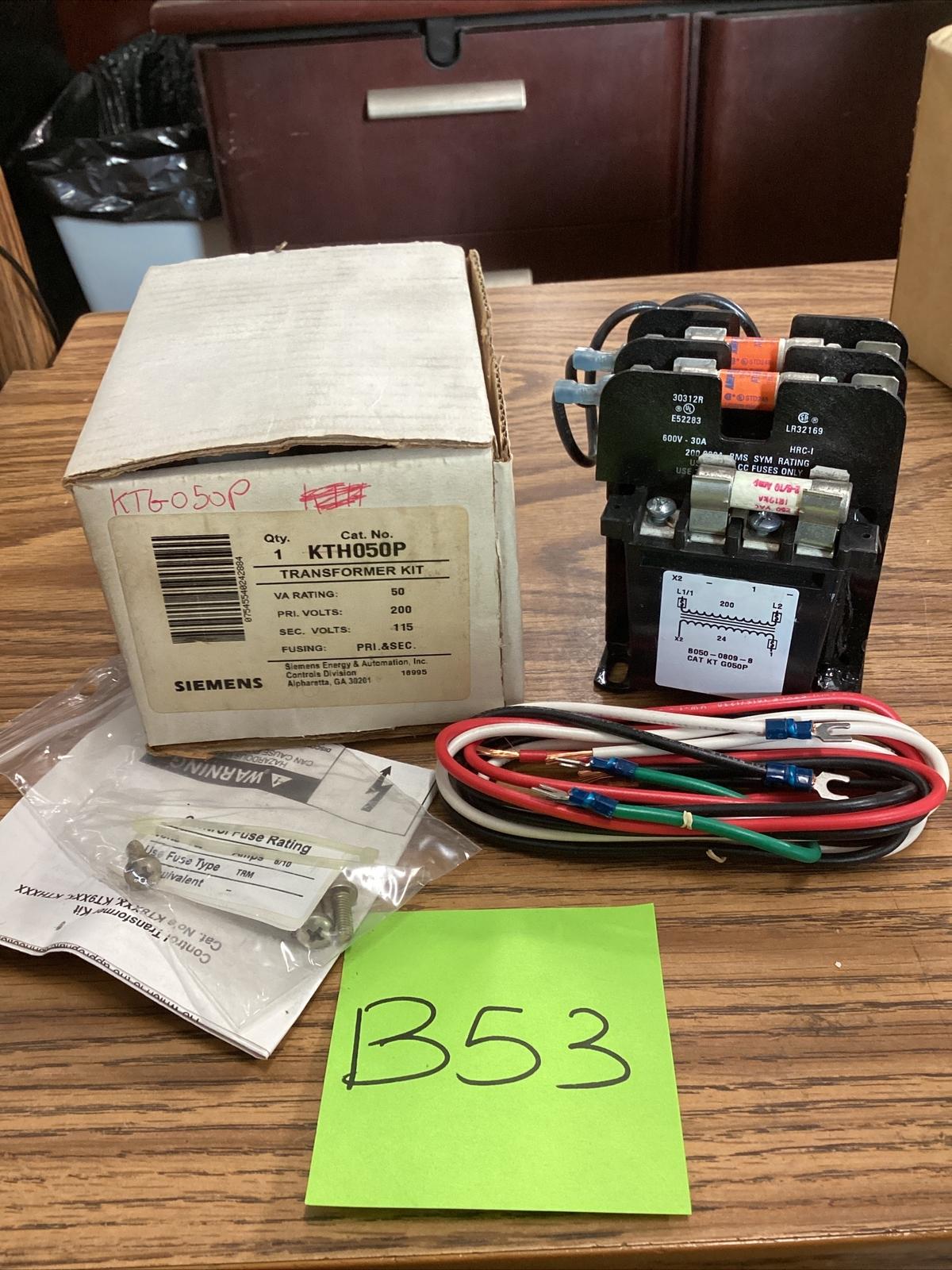 CONTROL TRANSFORMER, 208-24V 50VA