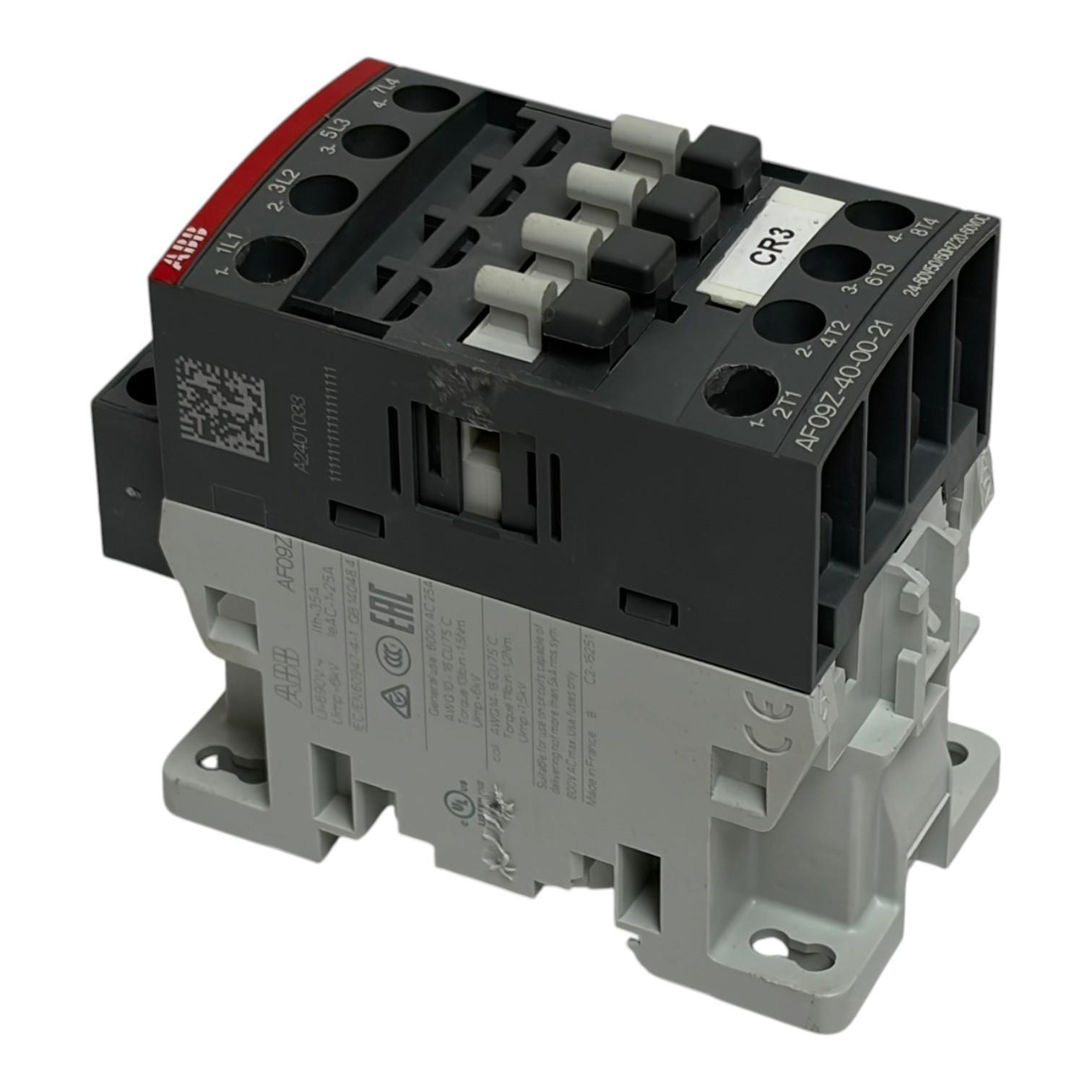 AF09Z 4P CONTR, 24-60VAC, 20-60V