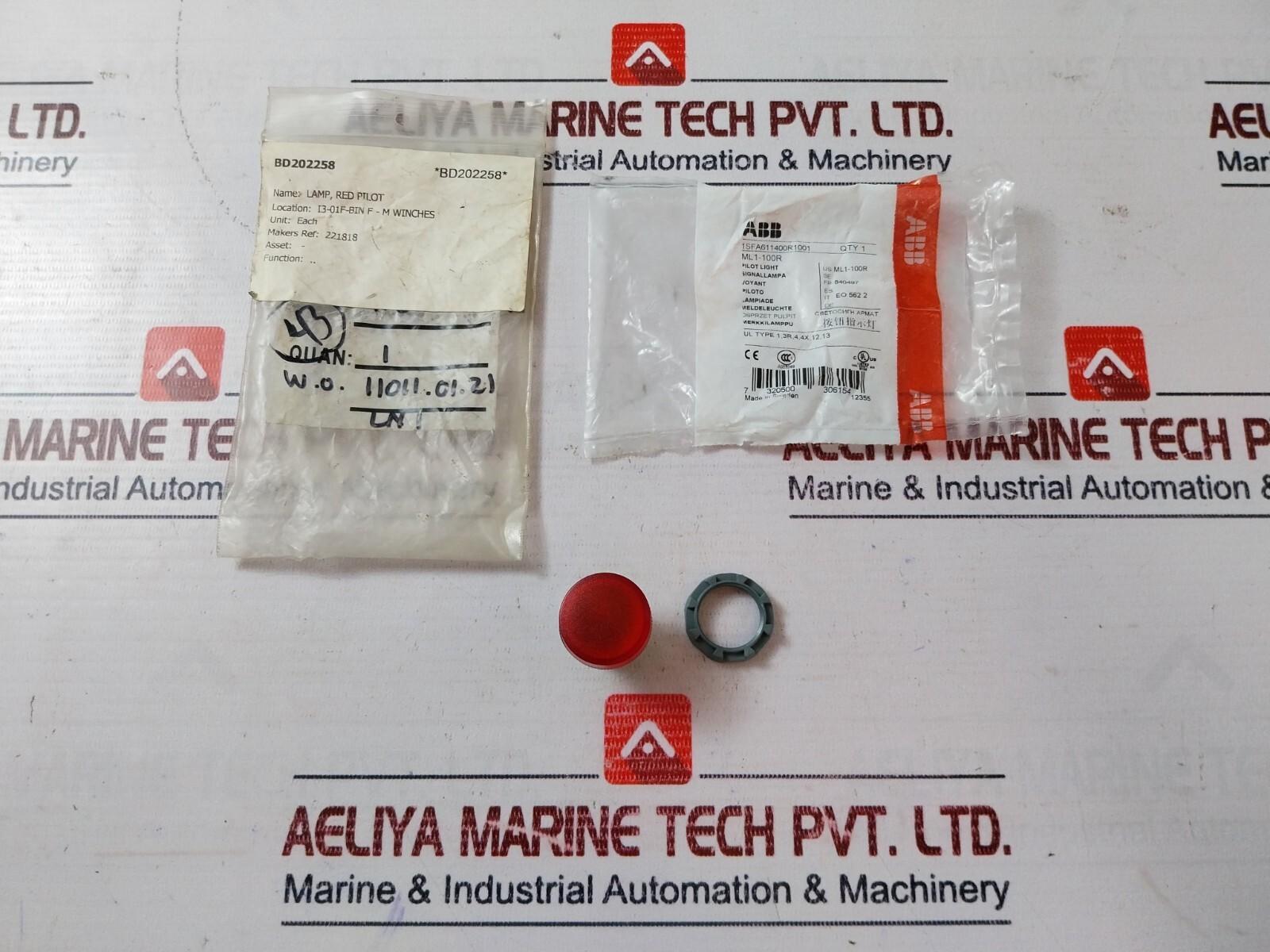 P/L ACTUATOR W/RED LENS