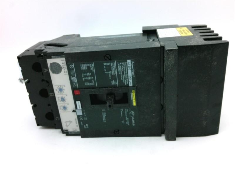 Circuit breaker, PowerPacT J, 250A, 3 pole, 600VAC, 25kA, I-Line, Micrologic 3.2, 80%, ABC