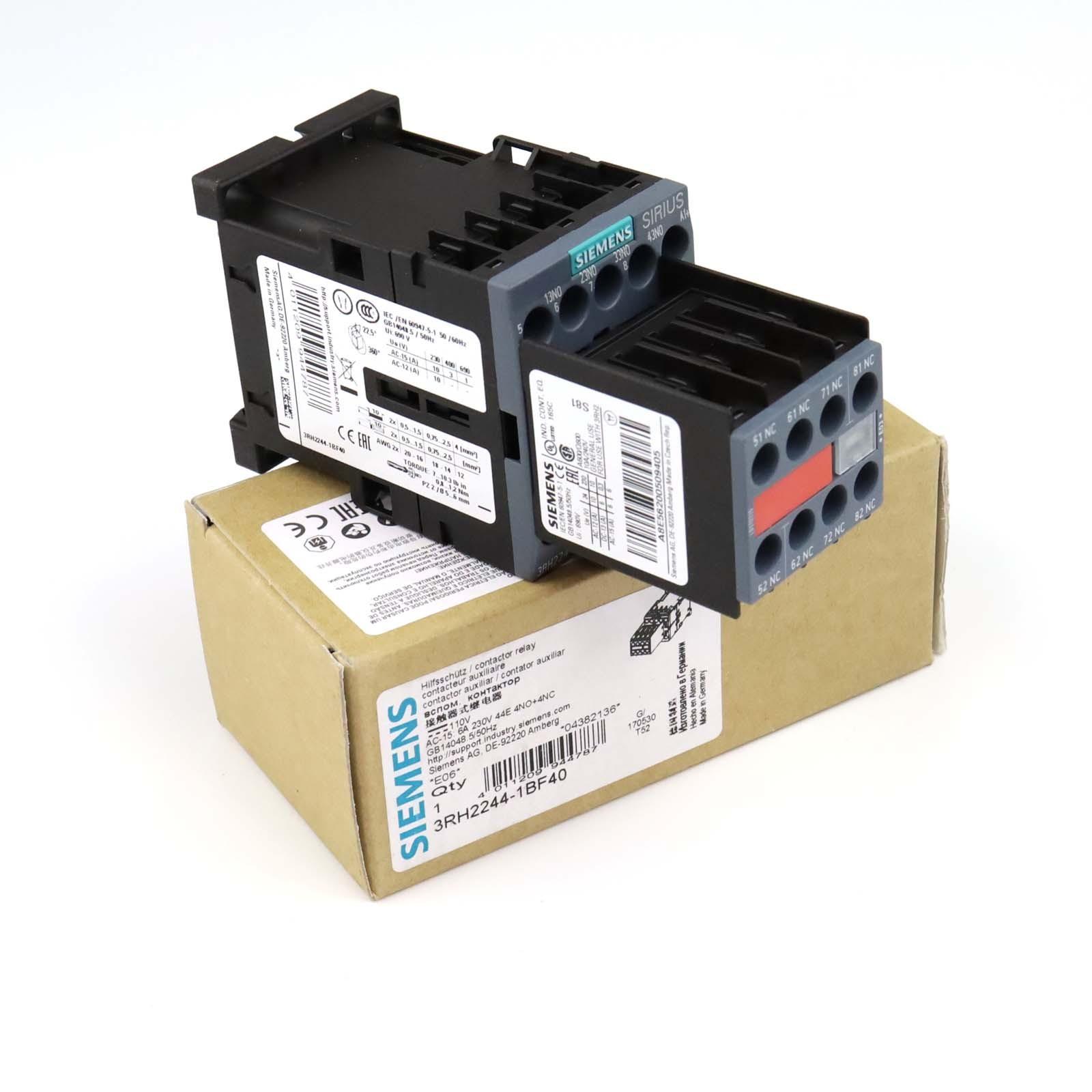 CONTACTOR RELAY 4NO+4NC DC 110V SCREW