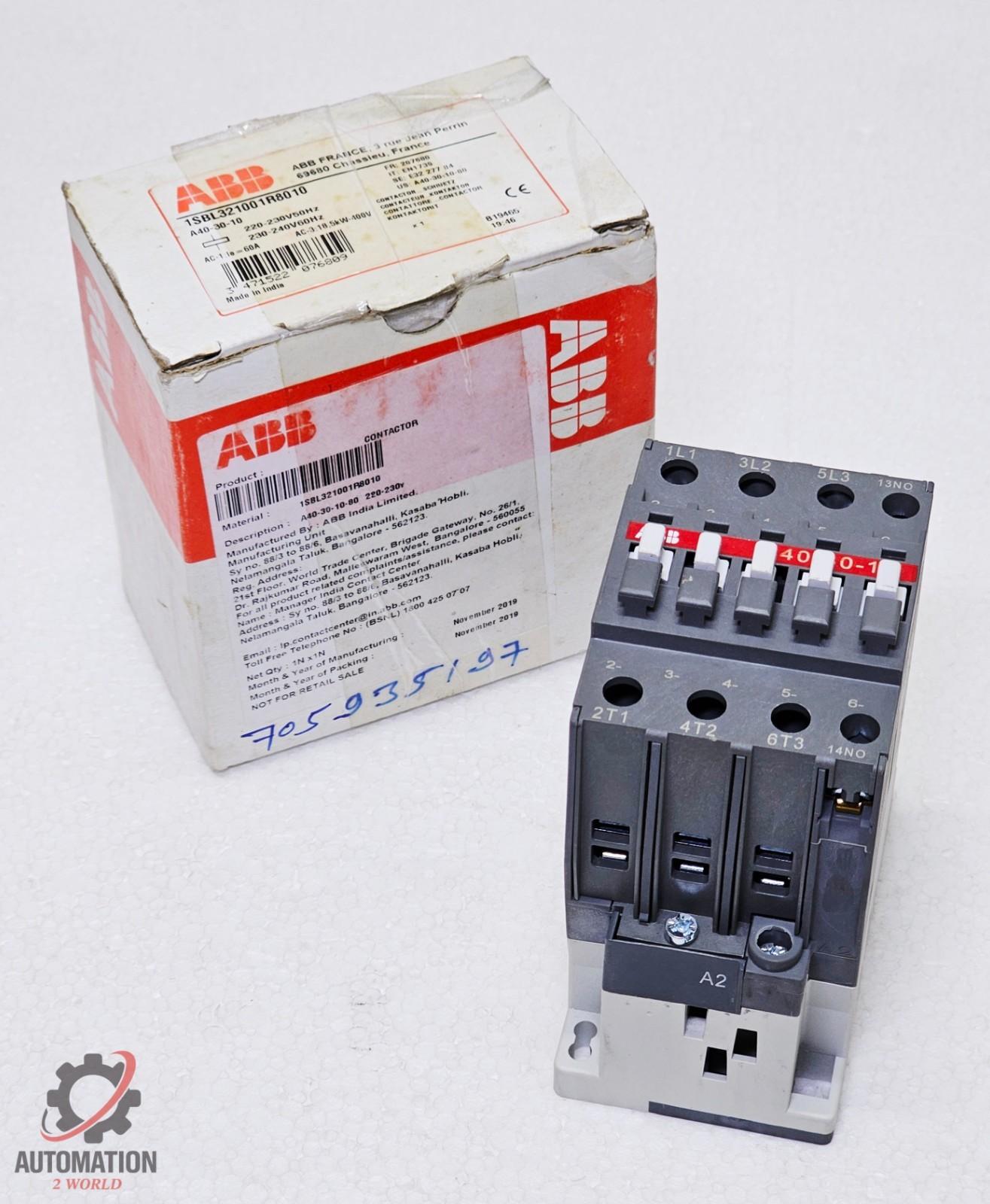A40 3P CONTR 220/50 240/60