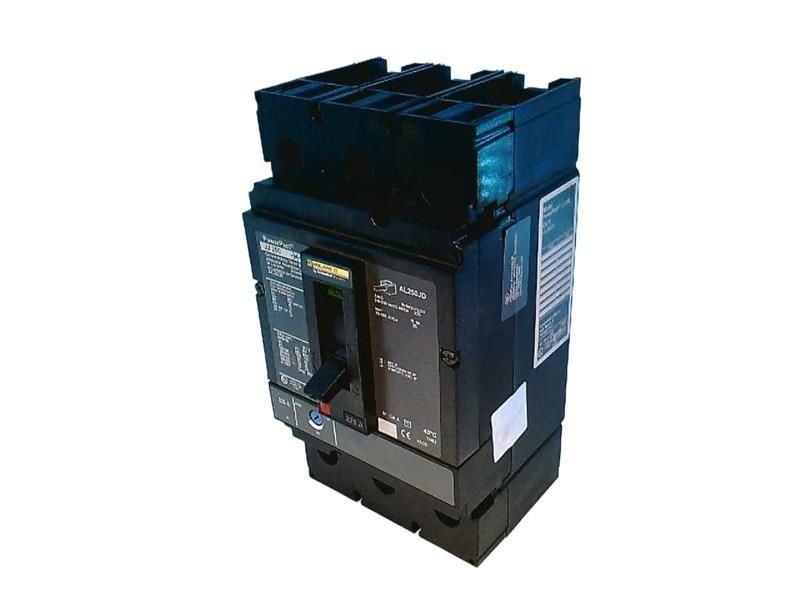 Circuit breaker, PowerPacT J, 225A, 3 pole, 600VAC, 25kA, lugs, thermal magnetic, 80%
