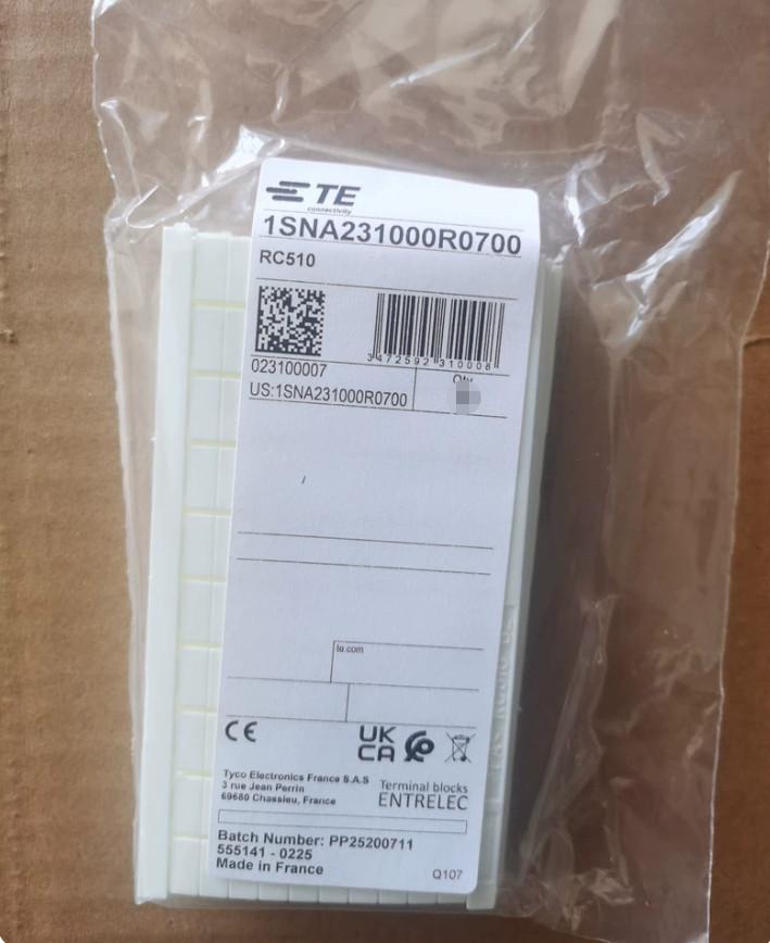 RC510 Terminal Block Markers - Blank card - White - Polyamid