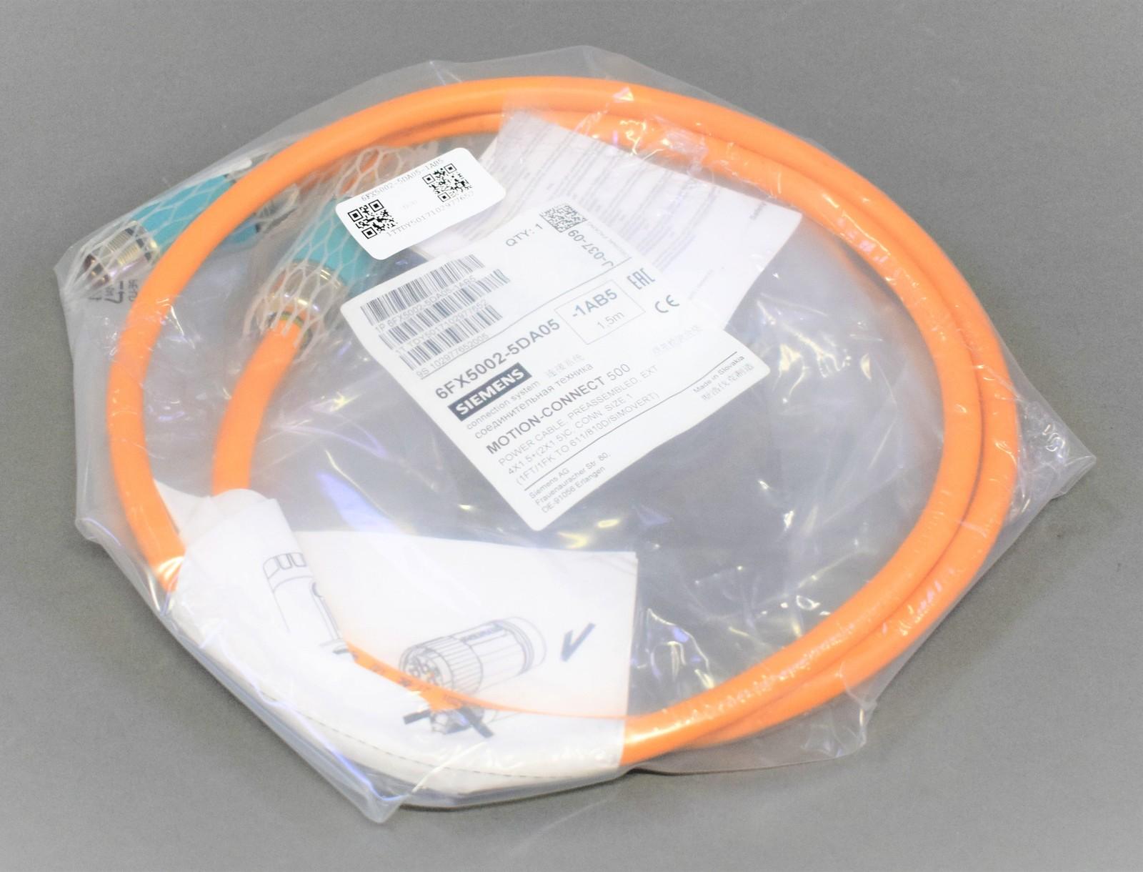 POWER CABLE, PREFAB, MC500, 1.5M