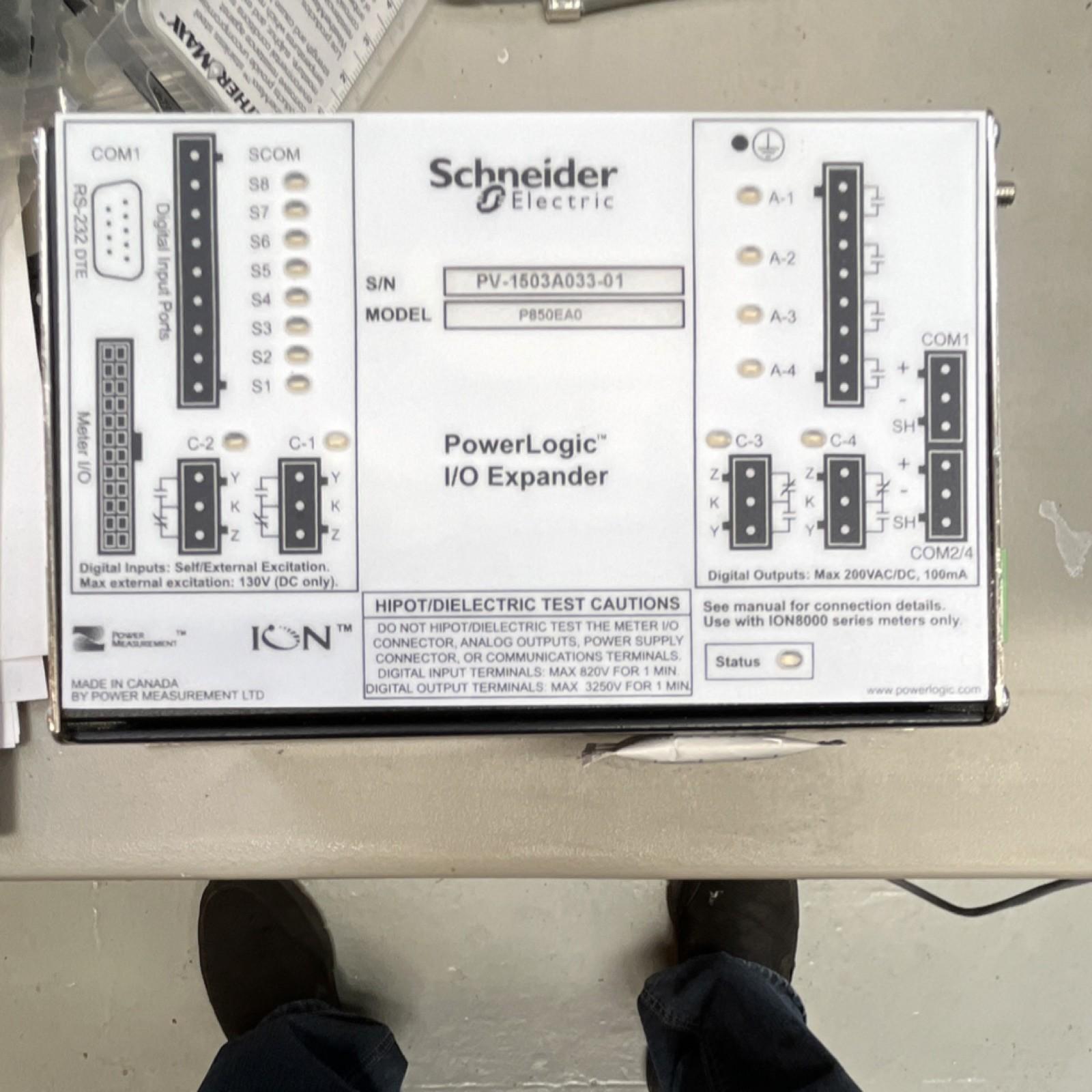P850 digital I/O expander module - 8 digital I - 4(A) + 4(C) O - for ION8650