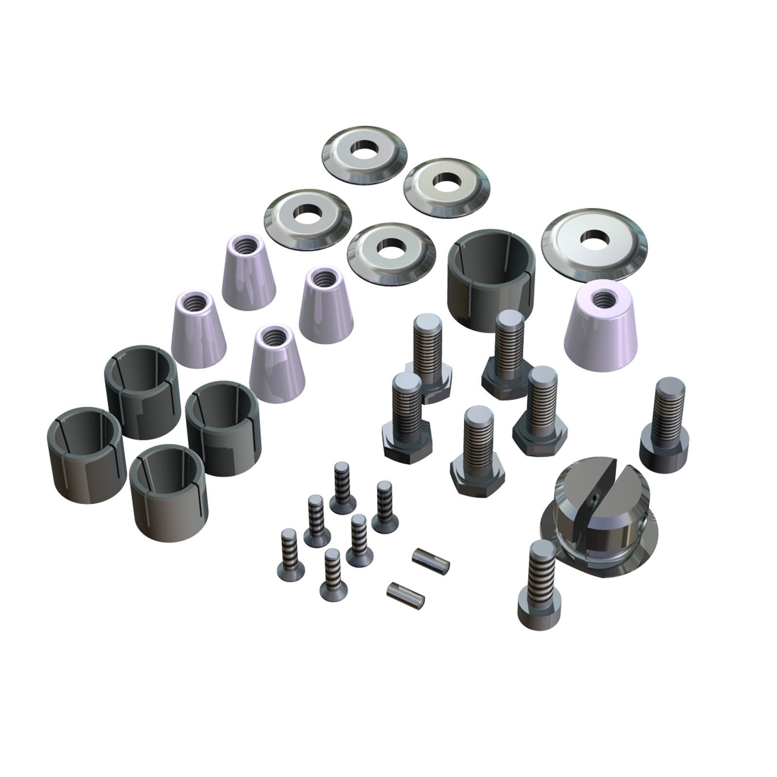 Miscellaneous fastener for the telescopic axis