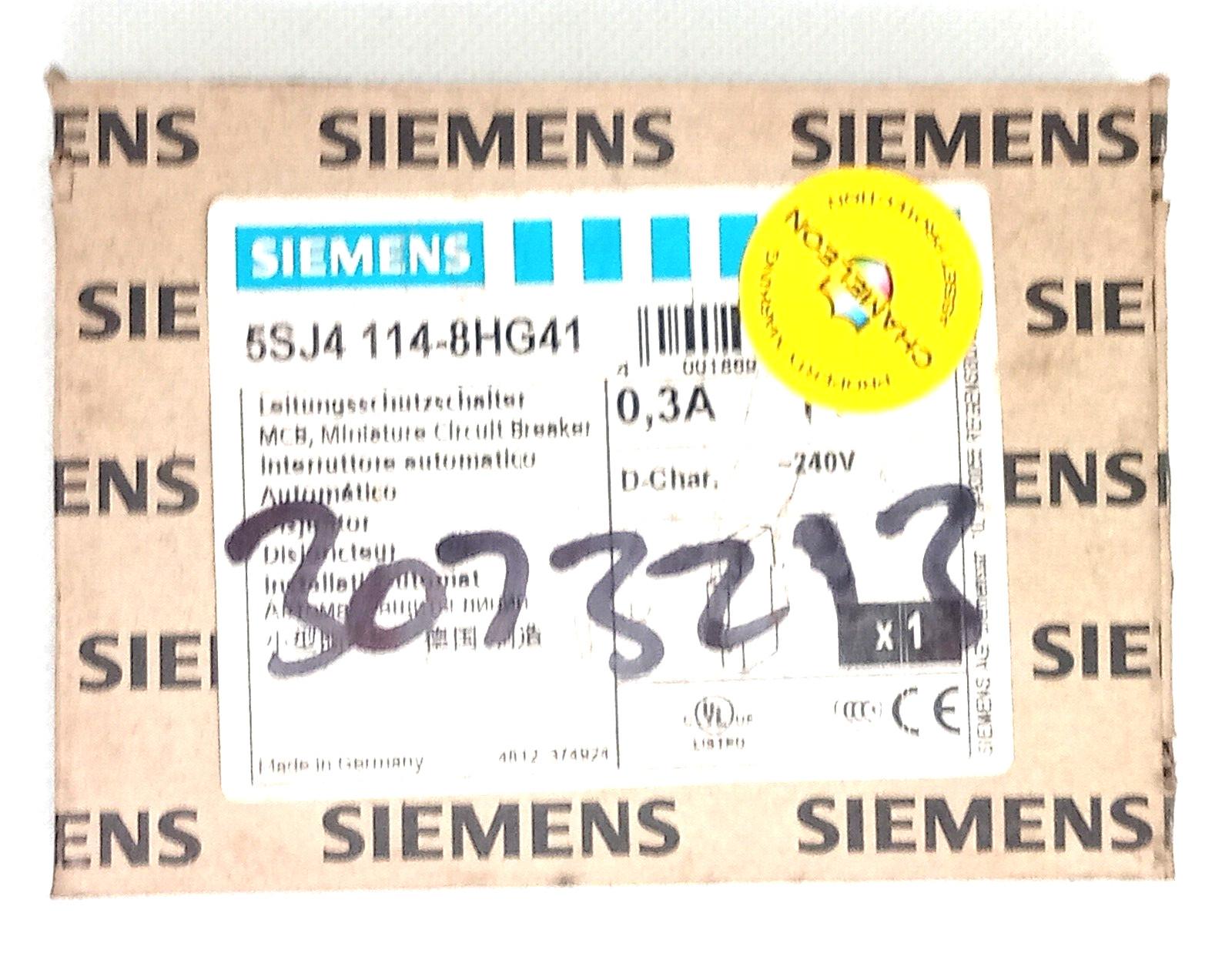 MCB 5SJ4 1P 240V 0.3A 14K D-TRIP