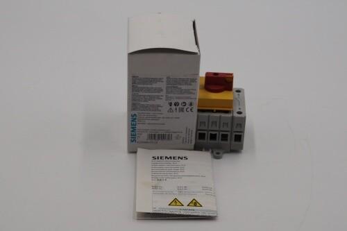 Main switch 3-pole + N Rated
