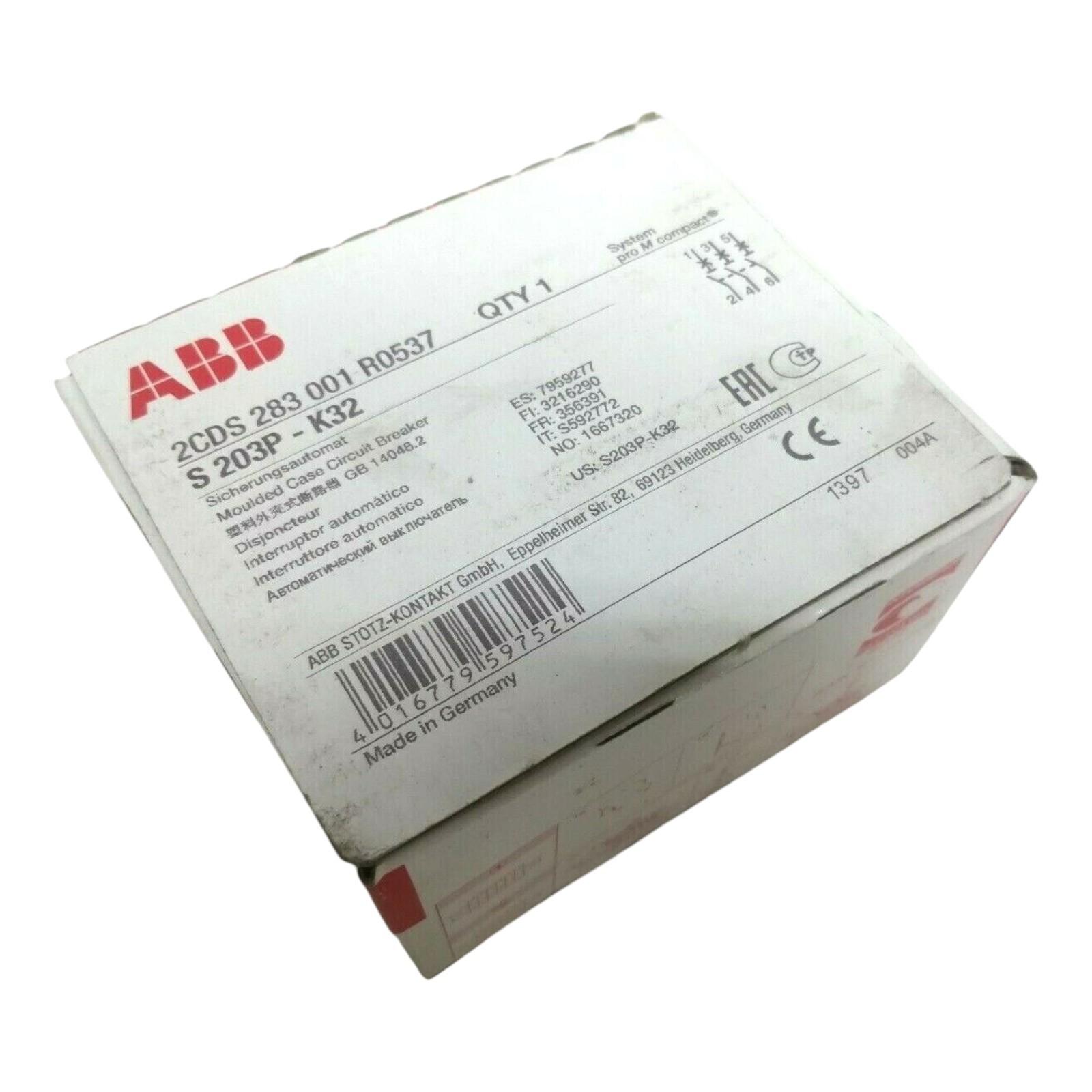 S203P-K32 Miniature Circuit Breaker - 3P - K - 32 A