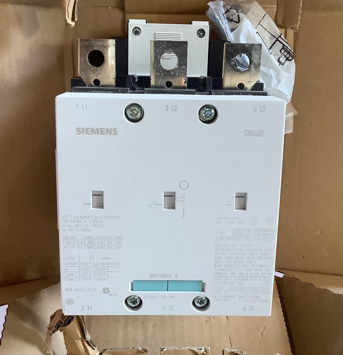 CONTACTOR VAC S10 300A 110-127V 3P BAR