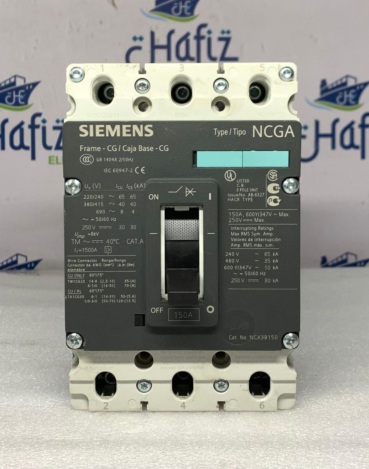 BREAKER VL CG 150A T/M 3P 35KA W/O LUGS