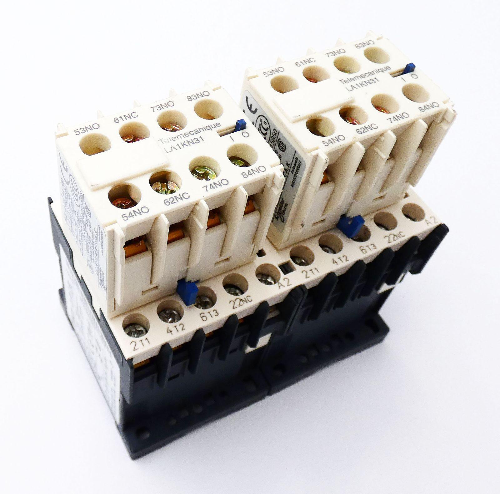 Telemecanique LC2K09015D7 Contactor LA1KN31