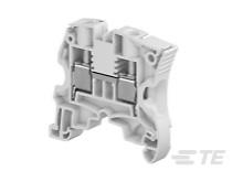 ZS10-WH Screw Clamp Terminal Block - Feed-through - White