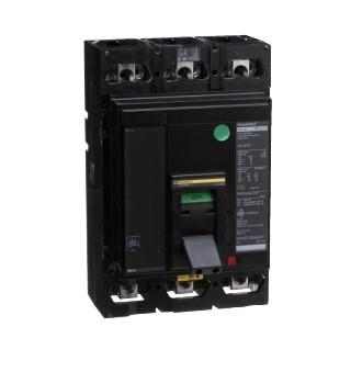 Circuit breaker, PowerPacT M, 600A, 3 pole, 600VAC, 25kA, lugs, ET 1.0, 80%