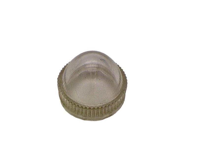Lens, Harmony 9001K, Harmony 9001SK, polycarbonate, domed, clear, grooved lens, 30 mm, for pilot light