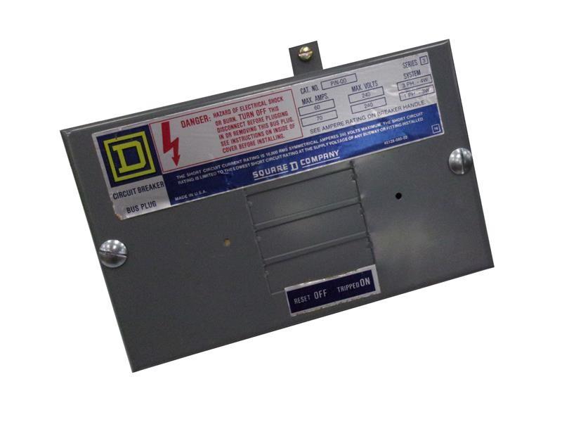 Busway, plug in, circuit breaker enclosure, 70A, QO circuit breaker, single phase 3 wire, 3 phase 4 wire