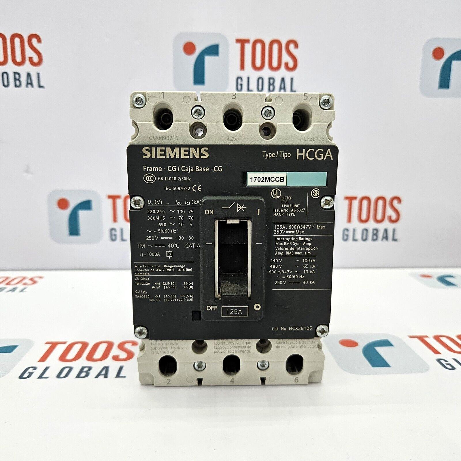 BREAKER VL CG 125A T/M 3P 65KA W/O LUGS