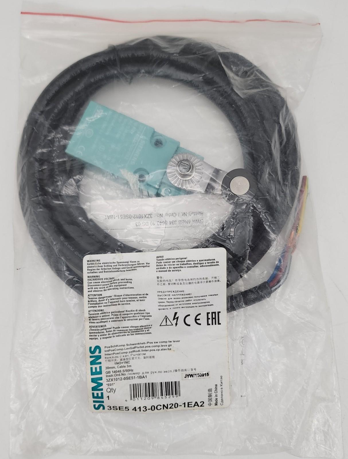 LIMSW, 30MM, TWIST LVR, 1NO+1NC SNAP, CAB2M