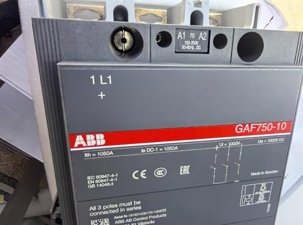 GAF750-10-11 100-250V 50/60Hz / 100-250V DC Contactor