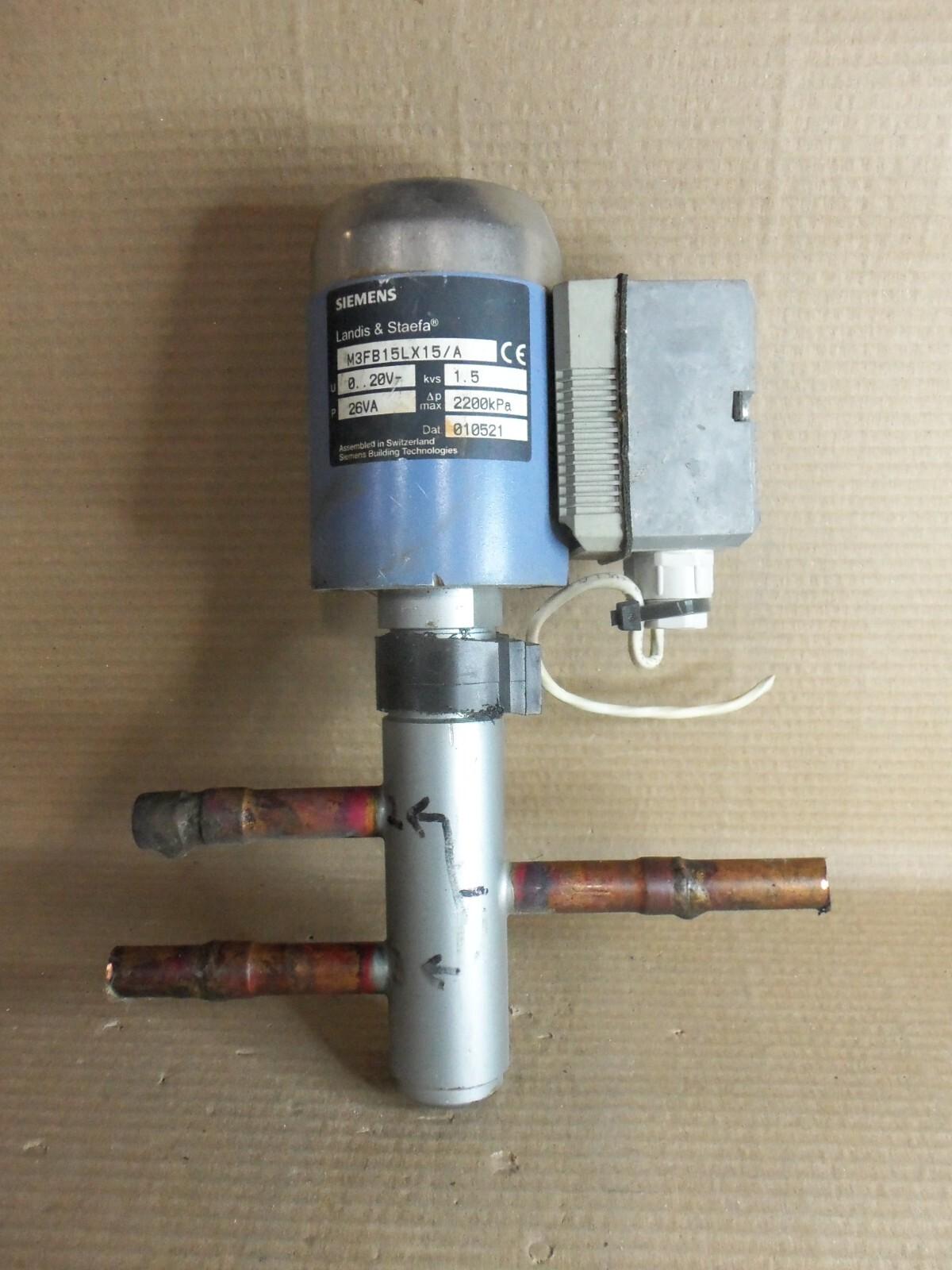 M3FB15LX15/A WITH SIEMENS ZM101/A MODULATING REFRIGERANT VALVE
