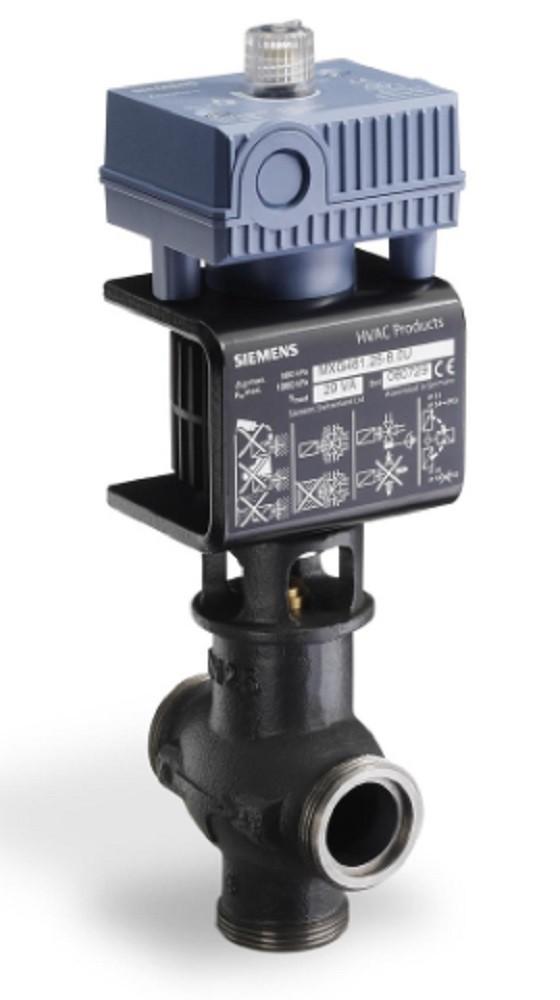 MXG461.32-12U 2-Way or 3-Way 1/2" Modulating Control Valve, Cv 14