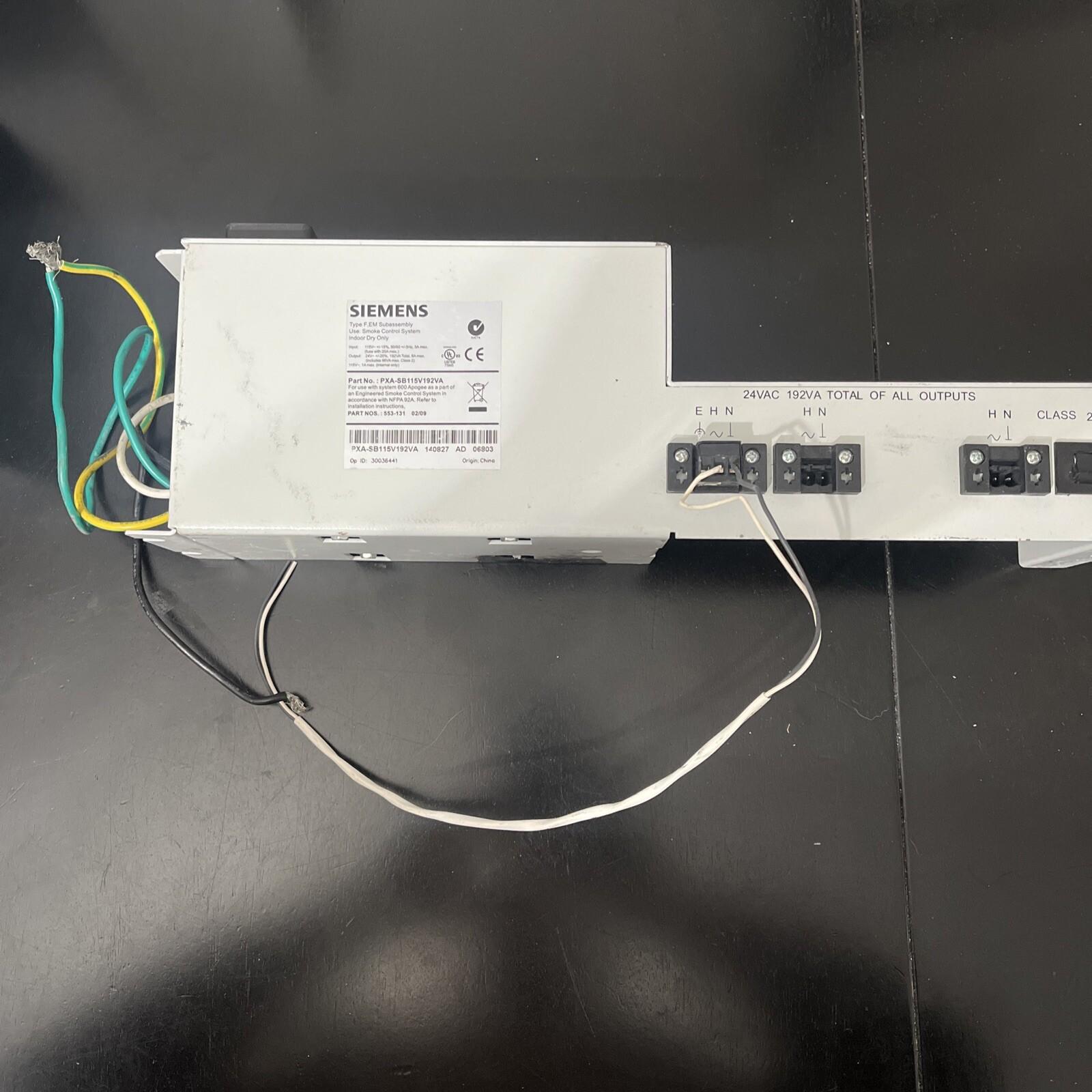 PXA-SB115V192VA Service Box Panel Power Supply