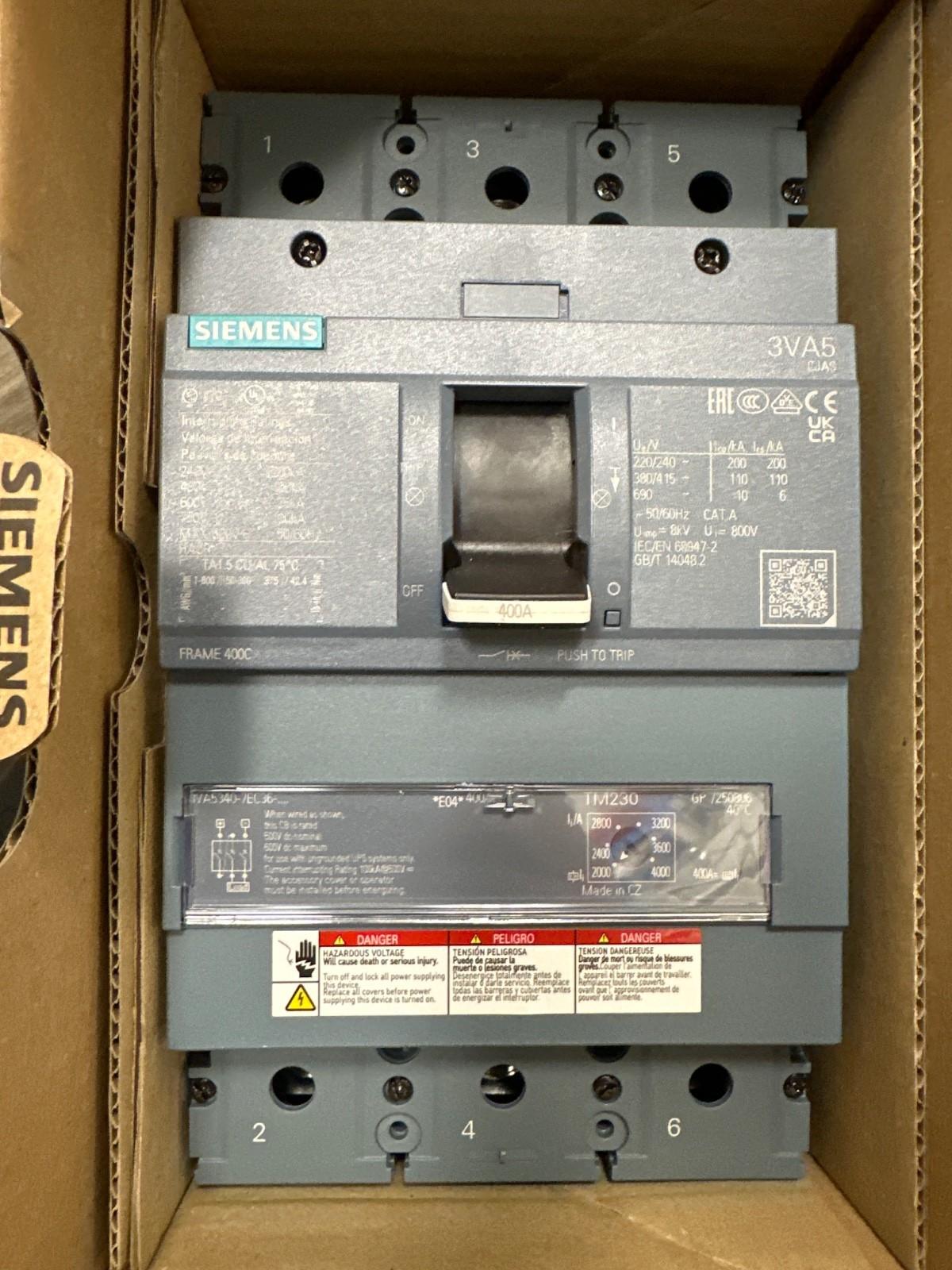 3VA5340-7EC36-0AA0 circuit breaker